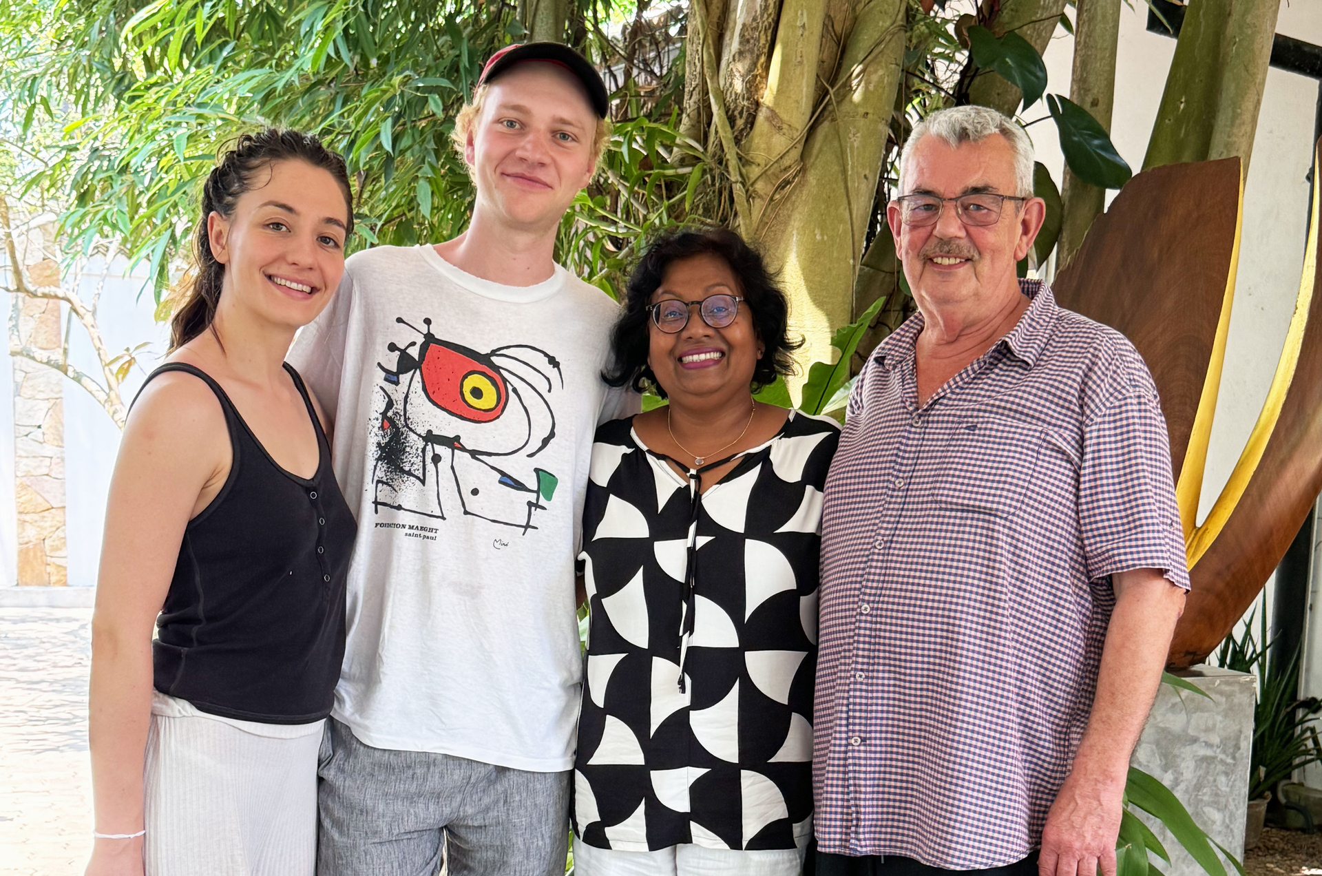 Bruno Alexander und Marie Bloching in der Shakti Villa 