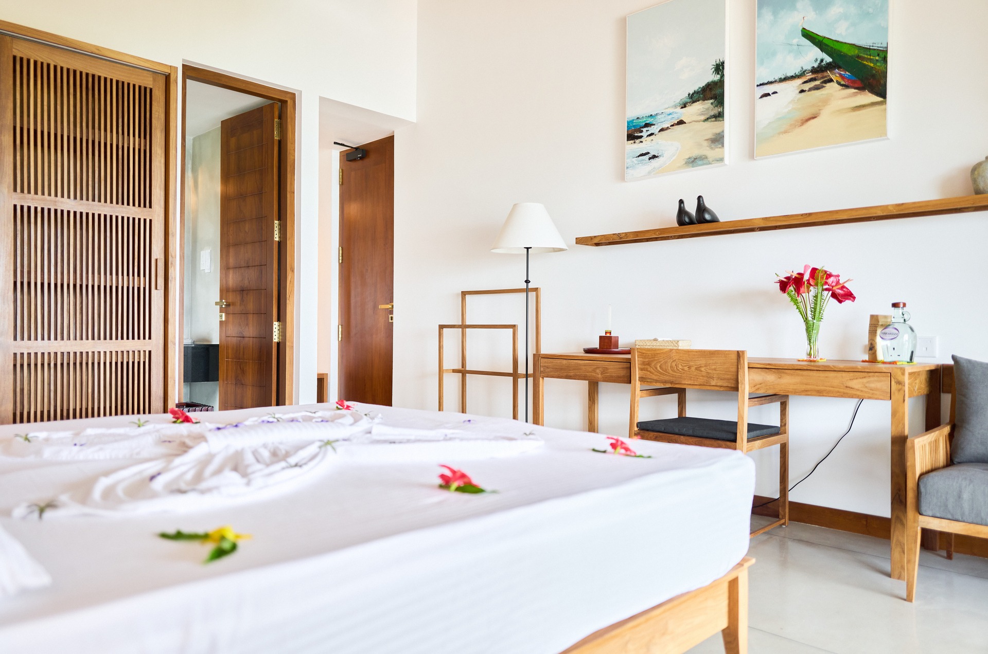 Zimmer Nr. 4 – mit Meerblick im Vastu-Design